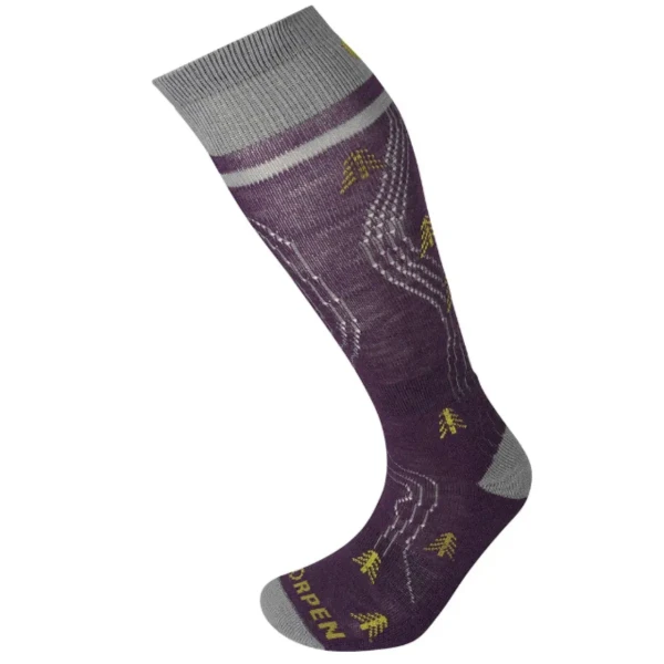 Носки Lorpen S2MWC grey/plum (Носки: 35-38) Носки Lorpen S2MWC grey/plum (Носки: 35-38)