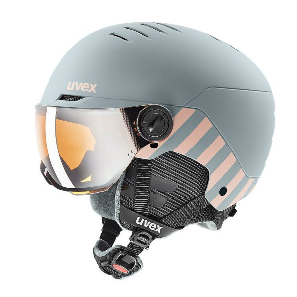 Горнолыжный шлем Uvex Rocket JR rhino-blush (Горнолыжные шлемы: 54-58)