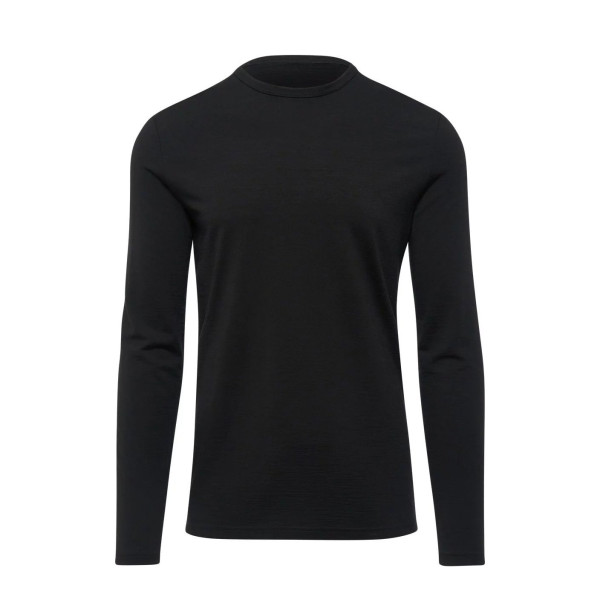 Tricou termic Thermowave Merino Aero LS Mns black (Mărime: XL)