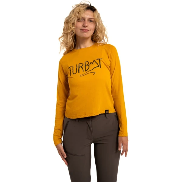 Футболка Turbat Magic Logo LS Wmn golden yellow (Размер: XS)