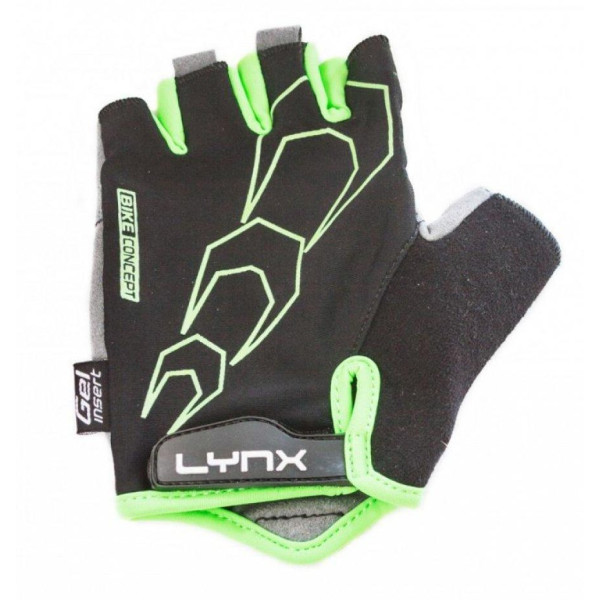 Mănuși Lynx Race black/green (Mărime mănuși: M)