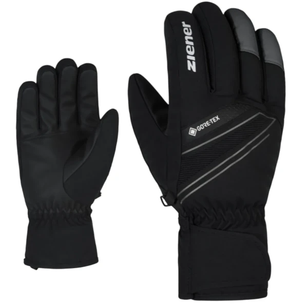 Перчатки Ziener Gunar GTX black magnet (Размер перчаток: 9) Перчатки Ziener Gunar GTX black magnet (Размер перчаток: 9)
