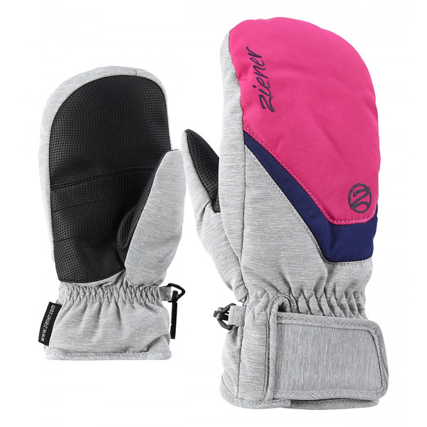 Mănuși schi Ziener Lorian light melange/pop pink (Mărime mănuși: 5) Mănuși schi Ziener Lorian light melange/pop pink (Mărime mănuși: 5)