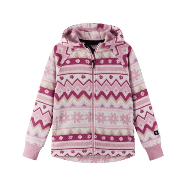 Jachetă Fleece Reima Northern JR grey pink (Mărime îmbrăcăminte copii: 152)