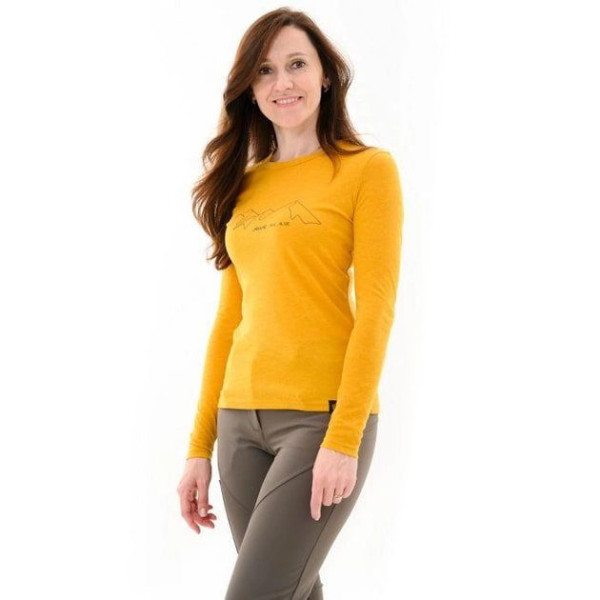 Футболка Turbat Cozy Logo 2 LS Wmn golden yellow (Размер: S) Футболка Turbat Cozy Logo 2 LS Wmn golden yellow (Размер: S)