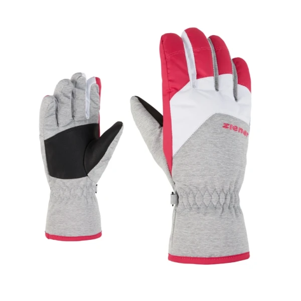 Перчатки Ziener Lando light melange pop pink (Размер перчаток: 5) Перчатки Ziener Lando light melange pop pink (Размер перчаток: 5)