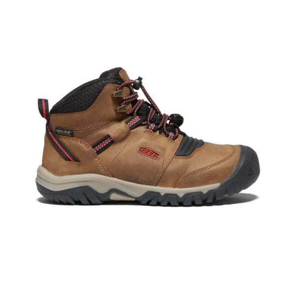 Bocanci Keen Ridge Flex Mid WP bison/red carpet (Mărime încălțăminte: 34) Bocanci Keen Ridge Flex Mid WP bison/red carpet (Mărime încălțăminte: 34)