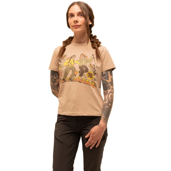 Tricou Turbat Kosiv Wmn light taupe (Mărime: L) Tricou Turbat Kosiv Wmn light taupe (Mărime: L)