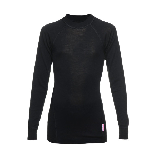 Tricou termic Thermowave Merino Warm LS Junior black (Mărime îmbrăcăminte copii: 146-152)