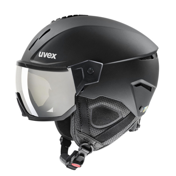 Горнолыжный шлем Uvex Instinct Visor black mat (Горнолыжные шлемы: 53-56) Горнолыжный шлем Uvex Instinct Visor black mat (Горнолыжные шлемы: 53-56)