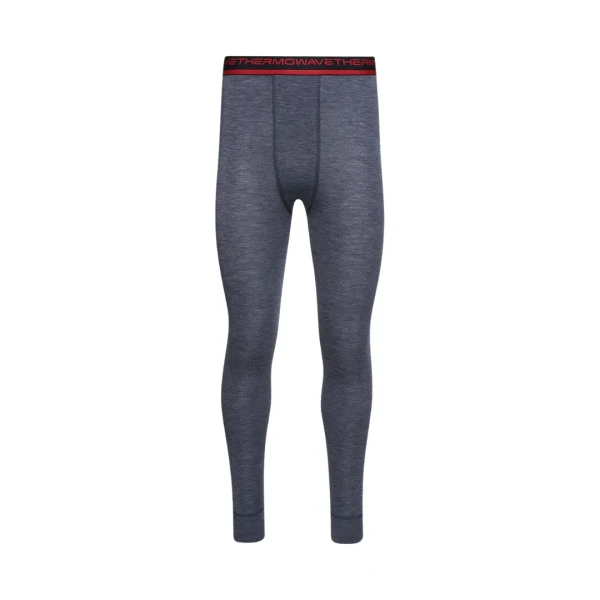 Pantaloni termici Thermowave Merino Warm Active Thermal Mns ink melange (Mărime: S)