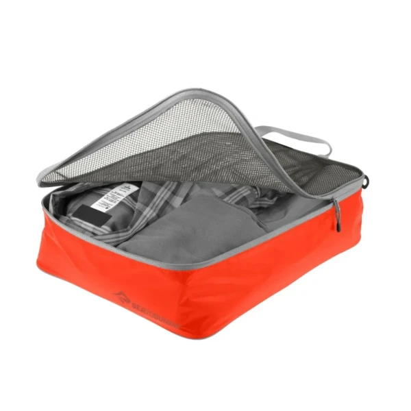 Husă pentru haine Sea to Summit Ultra Sil Garment Mesh Bag L (Culoare: spicy orange) Husă pentru haine Sea to Summit Ultra Sil Garment Mesh Bag L (Culoare: spicy orange)