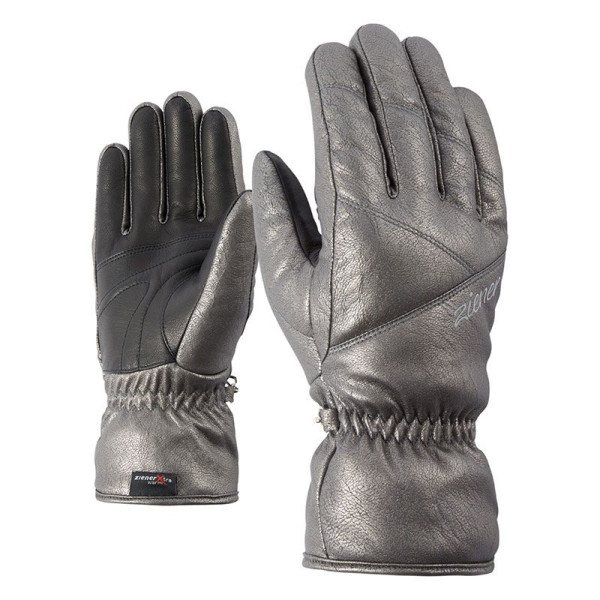 Перчатки Ziener Kingala metallic graphite (Размер перчаток: 7) Перчатки Ziener Kingala metallic graphite (Размер перчаток: 7)