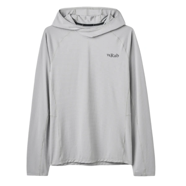 Longsleeve Rab Sonic Hoody Mns (Culoare: light zinc; Mărime: L)