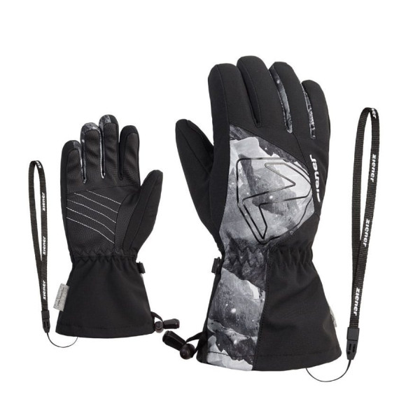 Перчатки Ziener Laval black grey (Размер перчаток: 6) Перчатки Ziener Laval black grey (Размер перчаток: 6)