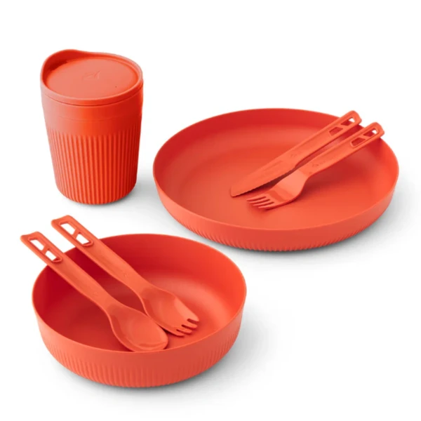 Set de vesela Sea to Summit Passage Dinnerware 7 pcs (Culoare: orange) Set de vesela Sea to Summit Passage Dinnerware 7 pcs (Culoare: orange)