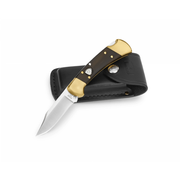 Cuțit pliabil BUCK 112, model 0112BRSA-B, lamă 420HC, mâner abanos, lungime lamă 7.62 cm Cuțit pliabil BUCK 112, model 0112BRSA-B, lamă 420HC, mâner abanos, lungime lamă 7.62 cm