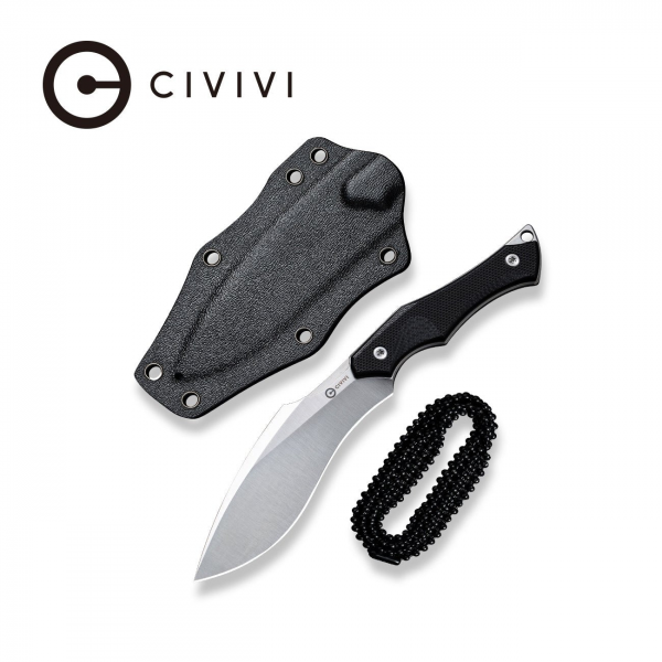 Нож с фиксированным клинком, CIVIVI, Vaquita II C047C-1, Nitro-V, G10, Кукри, 3.2 дюйма
