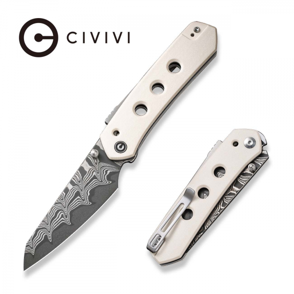 Складной нож, CIVIVI, Vision FG C22036-DS1, дамасская сталь 3.54 дюйма, рукоять G10, замок Superlock