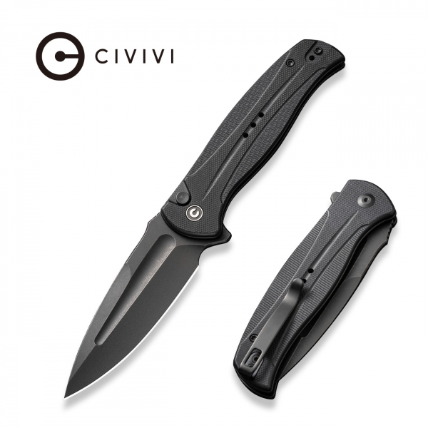 Складной нож, CIVIVI, Incindie C23053-1, сталь 14C28N 88.4мм, рукоять G10, кнопочный замок