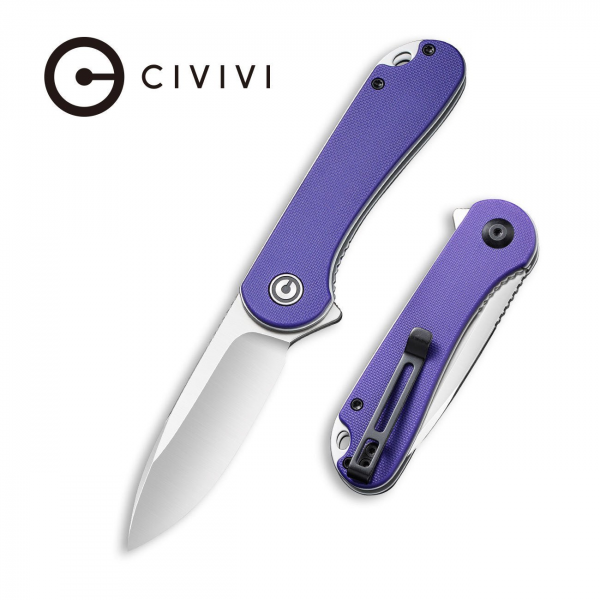 Cuțit pliabil, CIVIVI, Elementum C907V, lamă D2 2.96 inch, mâner G10 mov, liner lock Cuțit pliabil, CIVIVI, Elementum C907V, lamă D2 2.96 inch, mâner G10 mov, liner lock