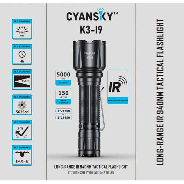 K3-I9 Фонарь Cyansky K3-I9 Фонарь Cyansky