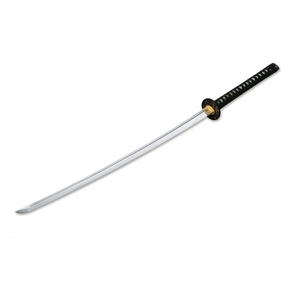 Katana Boker Magnum Akito BO-05ZS9126, sabie functionala din otel carbon intarit 1045 cu hamon real, lungime totala ~102 cm, lungime lama ~72,5 cm, grosime ~7,5 Katana Boker Magnum Akito BO-05ZS9126, sabie functionala din otel carbon intarit 1045 cu hamon real, lungime totala ~102 cm, lungime lama ~72,5 cm, grosime ~7,5