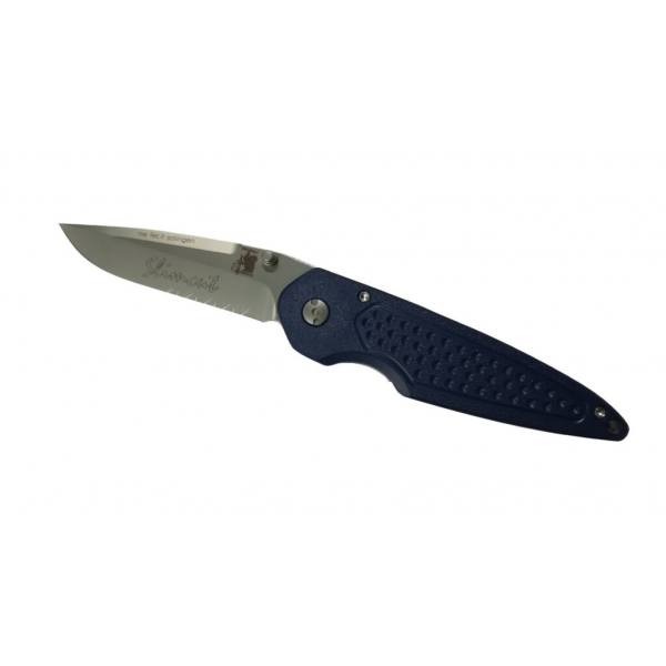 Cuțit SC‑104130 FOX Slimcut M/Co, cuțit cu clemă fixă cu teacă kayadex, clemă albastră Cuțit SC‑104130 FOX Slimcut M/Co, cuțit cu clemă fixă cu teacă kayadex, clemă albastră