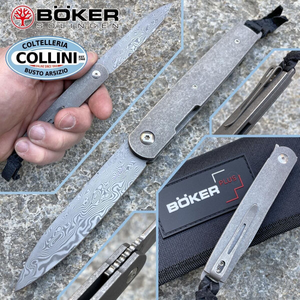 Cuțit pliabil BO-01BO174DAM Böker Plus LRF Damascus