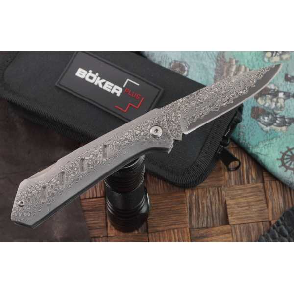 Складной нож BO-01BO511DAM Boker Damascus Dominator