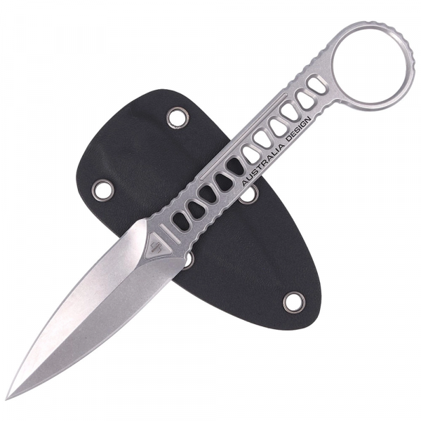 Тактический нож BO-02BO070 Boker Plus Voodoo Neck Knife с кинжальным клинком из стали 440C Stonewashed Тактический нож BO-02BO070 Boker Plus Voodoo Neck Knife с кинжальным клинком из стали 440C Stonewashed