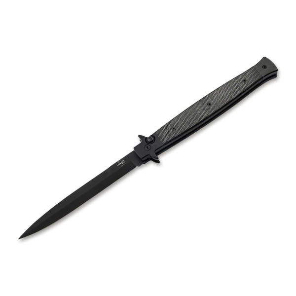 Нож карманный Boker Plus Stiletto 5.0 All Black (06EX753) Нож карманный Boker Plus Stiletto 5.0 All Black (06EX753)