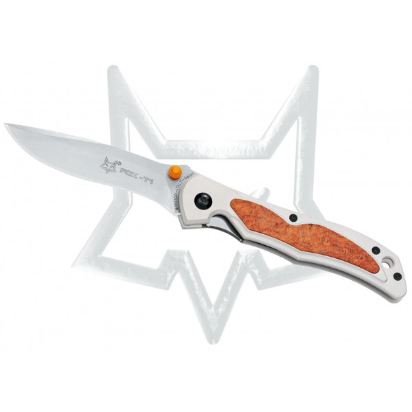 Складной нож Fox Italy T1RA Terzuola, сталь 440C, алюминий/дерево, T1RA