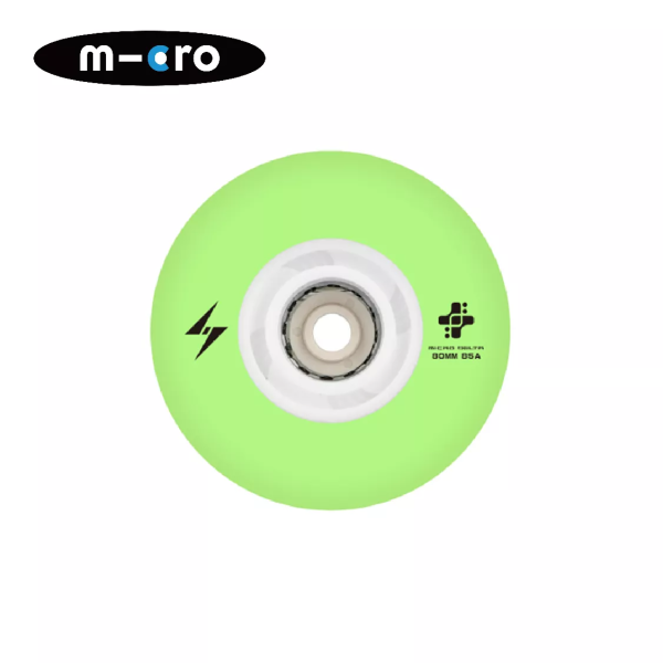 Колеса для роликов MICRO SKATES FLASH WHEELS 80mm 4шт/коробка (Зеленый) Колеса для роликов MICRO SKATES FLASH WHEELS 80mm 4шт/коробка (Зеленый)
