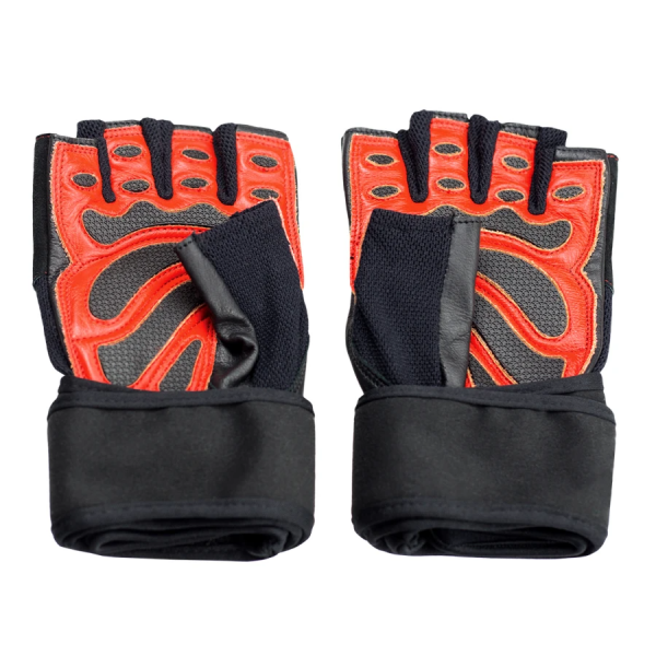 RST01 Abisal SIZE L MEN'S FITNESS GLOVES HMS (black - red)