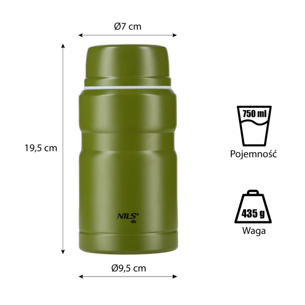 Термос NCT02 Abisal THERMOS SET 750ML NILS CAMP Термос NCT02 Abisal THERMOS SET 750ML NILS CAMP