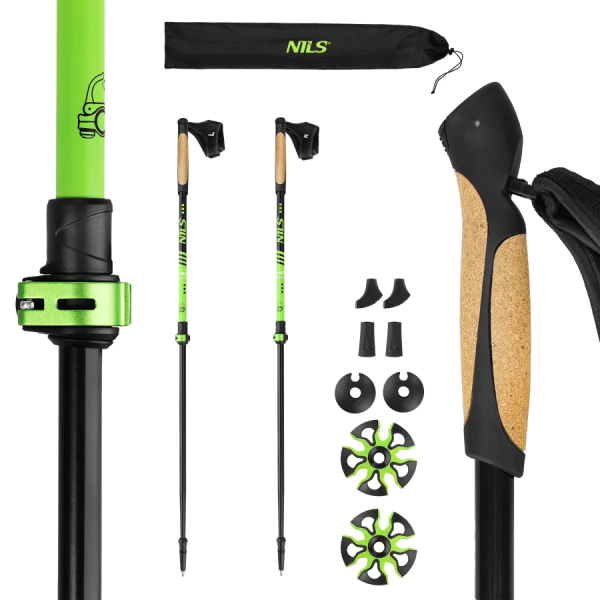 Bețe Nordic Walking NW8611 Abisal ALUMINIUM NORDIC WALKING POLES NILS Bețe Nordic Walking NW8611 Abisal ALUMINIUM NORDIC WALKING POLES NILS