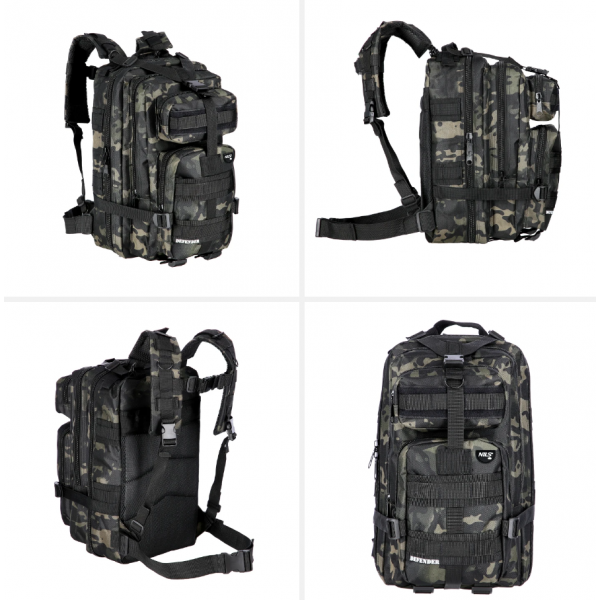 CBT7204 Abisal Рюкзак BLACK MORO DEFENDER