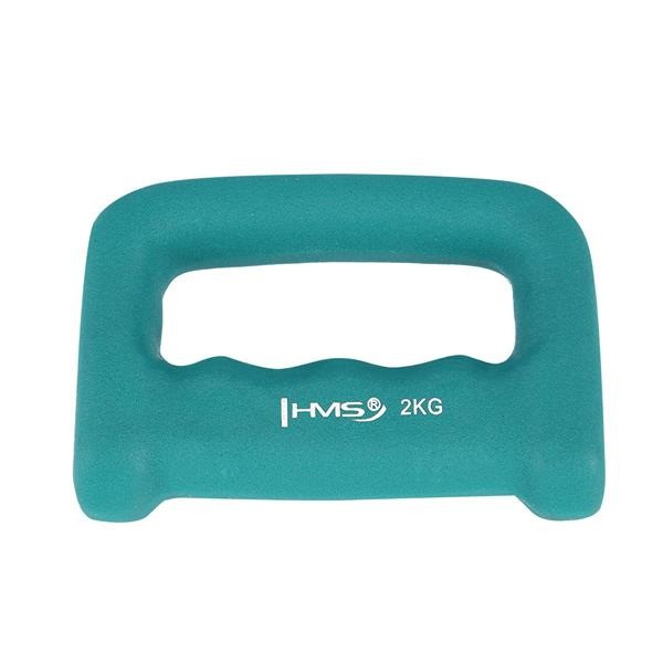 Гантель-Кастет CK20 Abisal KASTET TURQUOISE NEOPRENE DIPPING DUMBBELL 2.0 KG HMS