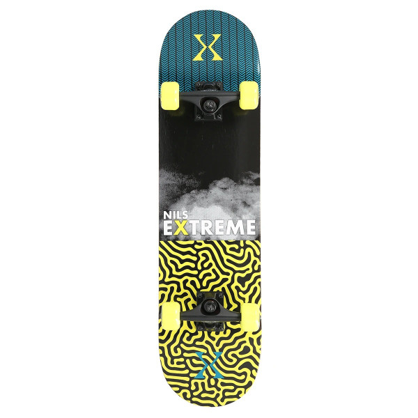 Скейтборд Brain, Nils Extreme, CR3108SA | Вес: 2 kg, Размеры: 80 × 20,5 cm, 9 ply laminated plywood Скейтборд Brain, Nils Extreme, CR3108SA | Вес: 2 kg, Размеры: 80 × 20,5 cm, 9 ply laminated plywood