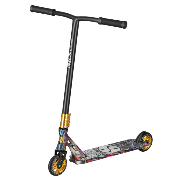 Трюковой самокат, Nils Extreme, HS221 | Материал: steel, aluminium, Grip: TPE, Bearings: ABEC-9 Трюковой самокат, Nils Extreme, HS221 | Материал: steel, aluminium, Grip: TPE, Bearings: ABEC-9