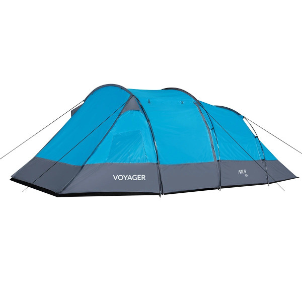Палатка, Nils Camp, NC3027 | Вес: 5.3 kg, Каркас: Fiber glass 2x O 8,5mm /1x O 7,9mm, Материал: double-layered