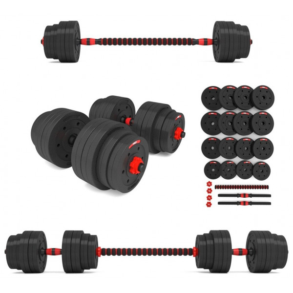 Гантели SGP40 Abisal COMPOSITE BARBELL AND DUMBBELLS SET 40 KG HMS