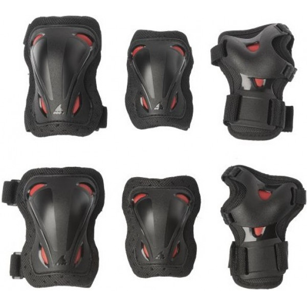 Защита для роликов 069P0200741 Rollerblade SKATE GEAR JUNIOR 3 PACK BLACK XXS
