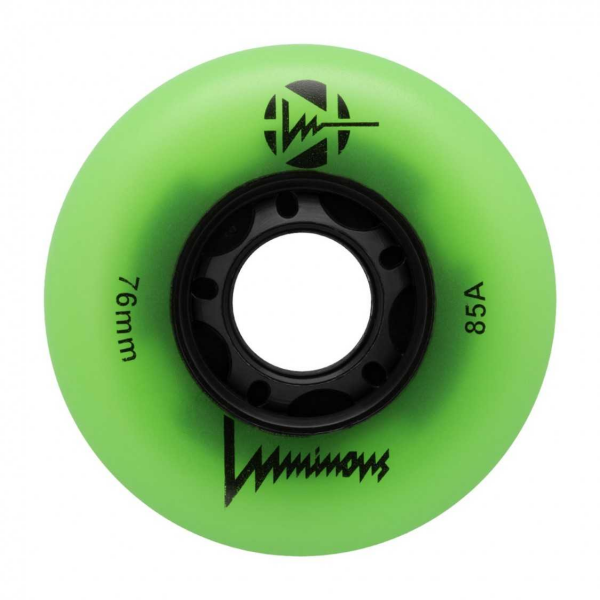 LUWL-LU76-GR-GW SEBA LUMINOUS - LED WHEELS - GREEN GLOW - 76mm/85A - x4 LUWL-LU76-GR-GW SEBA LUMINOUS - LED WHEELS - GREEN GLOW - 76mm/85A - x4