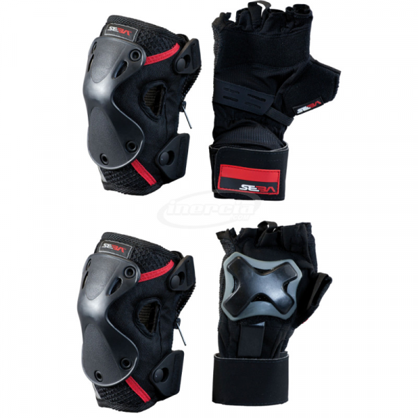 PRO-PK2-L SEBA PROTECTIVE PACK x2 (glove & Knee Zip) LARGE PRO-PK2-L SEBA PROTECTIVE PACK x2 (glove & Knee Zip) LARGE