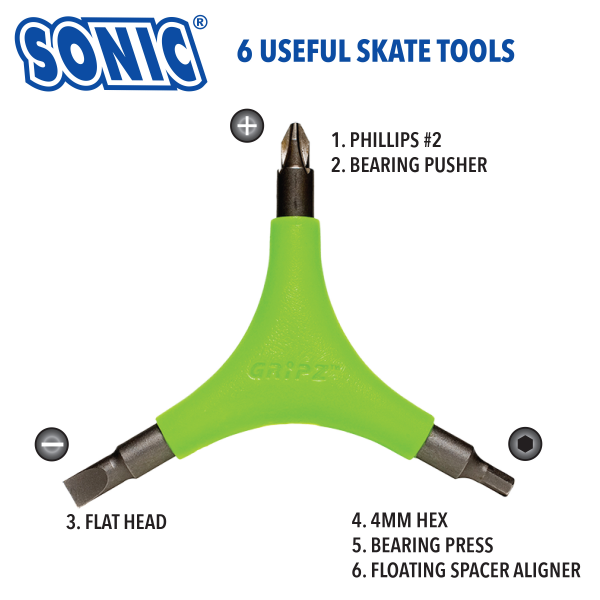 SON-TOOL-GR SEBA SONIC - GRIPZ TOOL - GREEN SON-TOOL-GR SEBA SONIC - GRIPZ TOOL - GREEN
