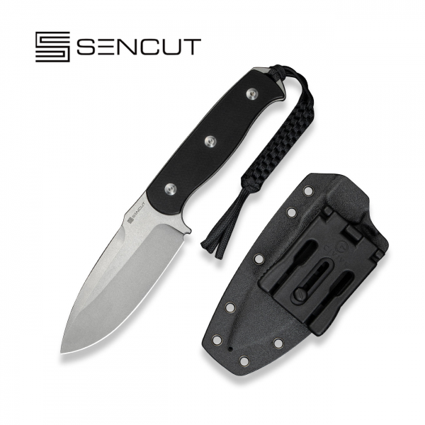 Нож с фиксированным клинком, SENCUT, Toxodon S24036-1, сталь 9Cr18MoV, рукоять G10, ножны Kydex Нож с фиксированным клинком, SENCUT, Toxodon S24036-1, сталь 9Cr18MoV, рукоять G10, ножны Kydex