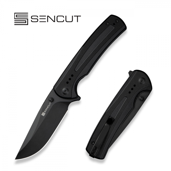 Складной нож, SENCUT, Regnator S24057-1, сталь 9Cr18MoV 88.5мм, рукоять G10, лайнер-лок