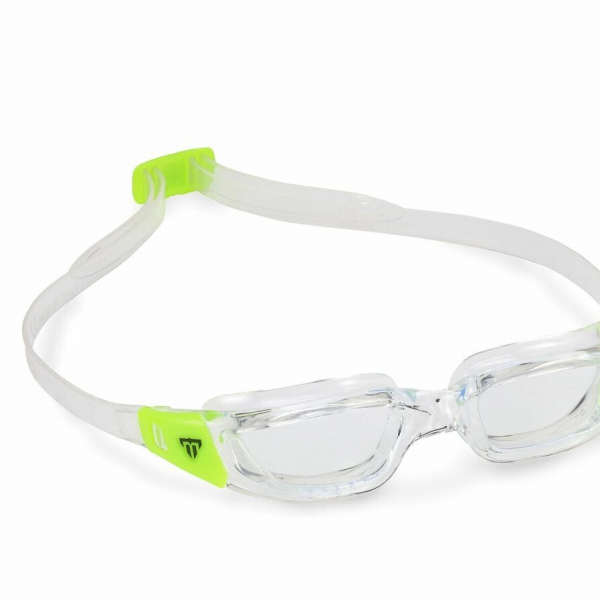 Очки д/плав AQUA SPEED TIBURON JR clear/bright green/clear lens Очки д/плав AQUA SPEED TIBURON JR clear/bright green/clear lens